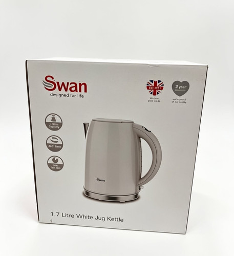 Swan jug kettle sk18130w - 1.7l,