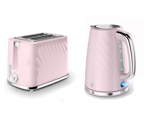 Swan windsor pink kettle - swan, 1.7l