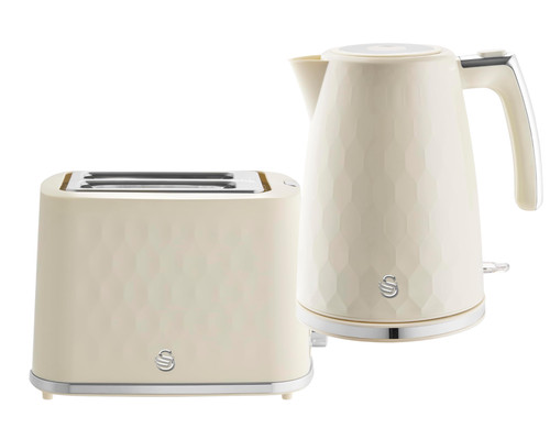 Swan hexton cream kettle - cream, 2
