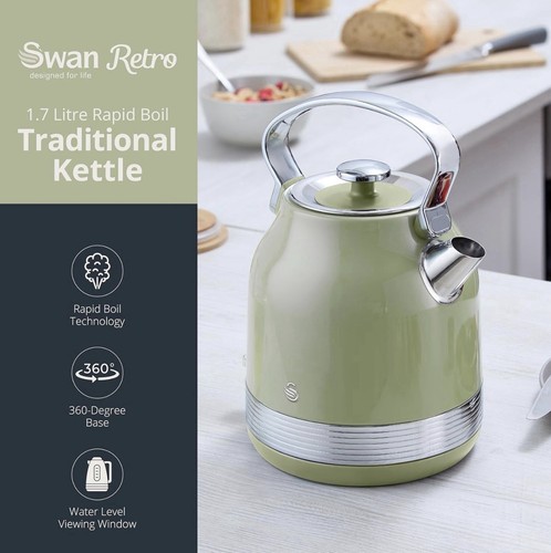 Swan retro traditional kettle - swan,