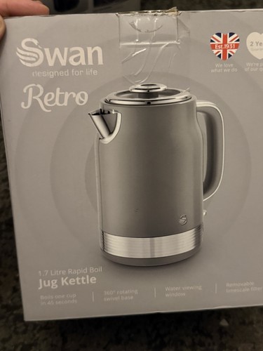 Swan retro rapid boil jug - swan,
