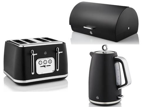 Swan serenity black kettle - swan,
